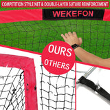 Red de futbol portatil con bolsa transparente