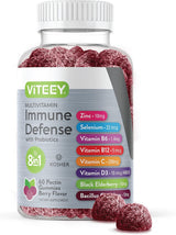 Gomitas Multivitamínicas 8 en 1 con Probióticos - Vegetarianas