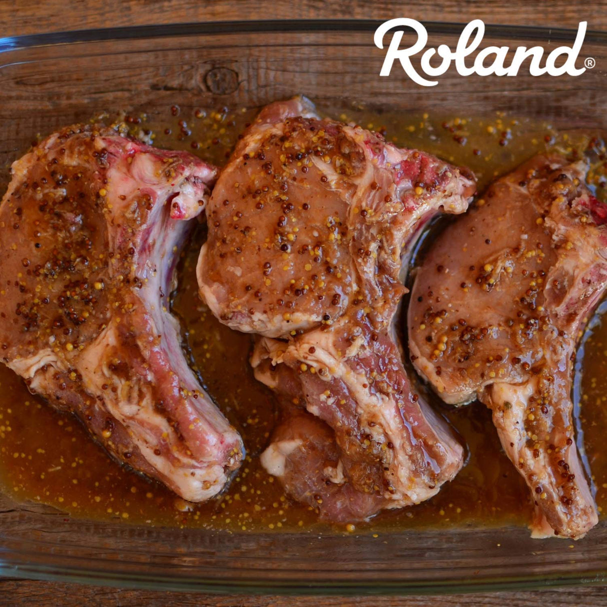 Mostaza Dijon Grained Roland Foods, 12.3 Oz, sabor intenso y fino