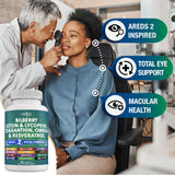 Vitaminas para la Salud Ocular con Arándano y Luteína