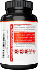 Horny Goat Weed USA - Max Fuerza, Resistencia y Circulación - 60 Cápsulas