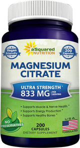 Suplemento Citrato de magnesio 200 mg