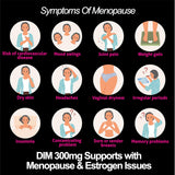 Suplemento de DIM 300 mg | Hormona Equilibrio Mujer | 60 Caps.