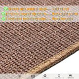 Rascador para gatos de sisal con cintas de velcro marrón
