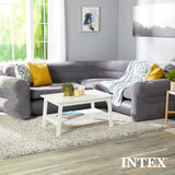 Sofá Inflable Intex Esquinero 2-en-1, Capacidad 880lb, 101” x 80”
