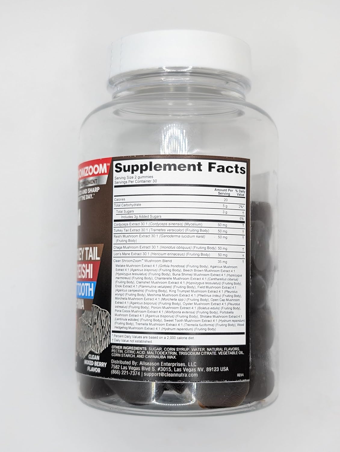 Gomitas de Champiñones 15 en 1 - Suplemento Saludable 2Pack