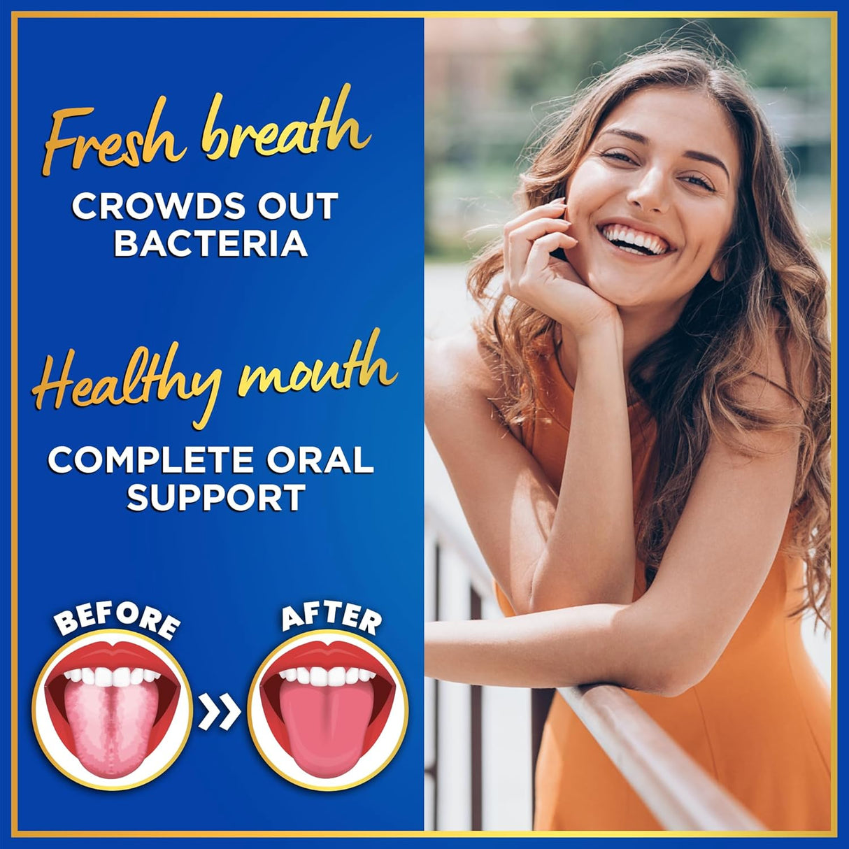 Probióticos Dentales 3BN CFU Lactobacillus Tablets Travel