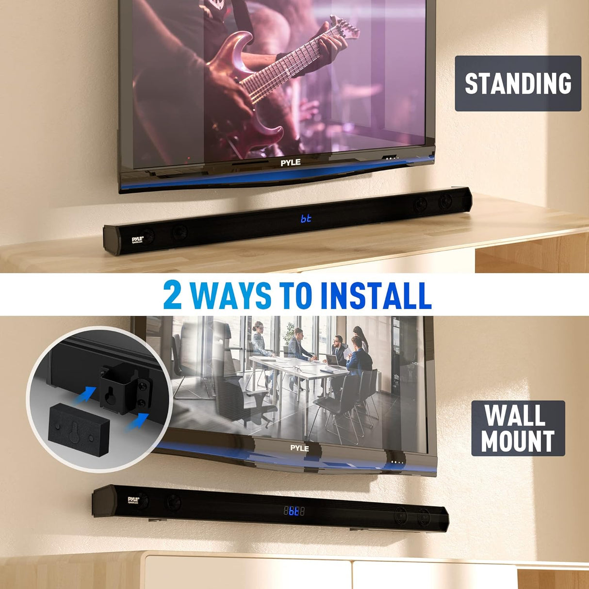 Altavoz de barra de sonido PYLE-HOME PSBV28HB