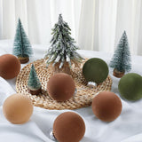 Navideños adornos de terciopelo Liliful 15 Pcs 3.15 pulgadas