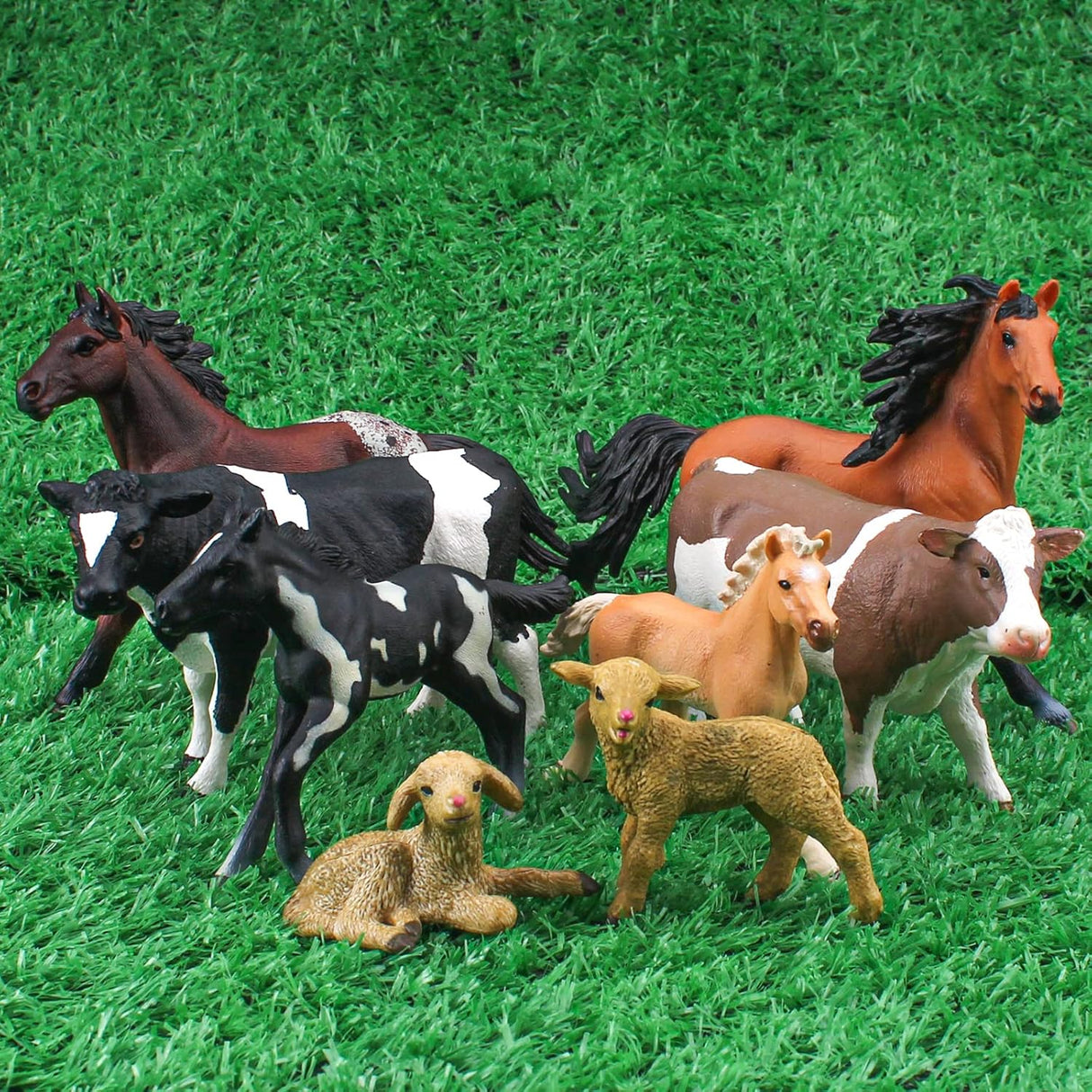 Juego de Animales de Granja 8PCS - LC JoyCre para Niños