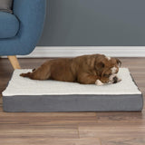 Cama ortopédica PETMAKER, 2 capas, espuma memoria 30x20.5