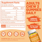 Vitamin B2 Gummies, Suplemento Vegano 400mg, 120u