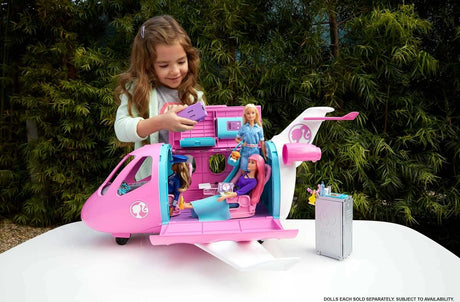 Barbie Dreamplane Set de Avión con 15+ Accesorios y Perro