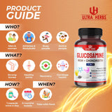 Suplemento de Glucosamina, Chondroitina y MSM | 150 Cápsulas