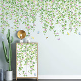 Vinilos Decorativos Flores y Mariposas - 2 PCS Murales DIY