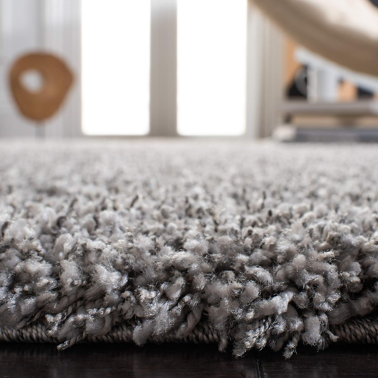 Alfombra Área Premium Shag 3' Cuadrada 2 Gruesa SG151