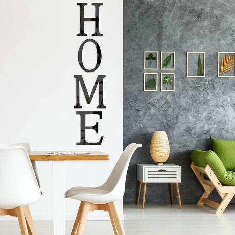 Letrero Decorativo 3D Zonon para Pared, Acrílico Espejo, 47x11.8