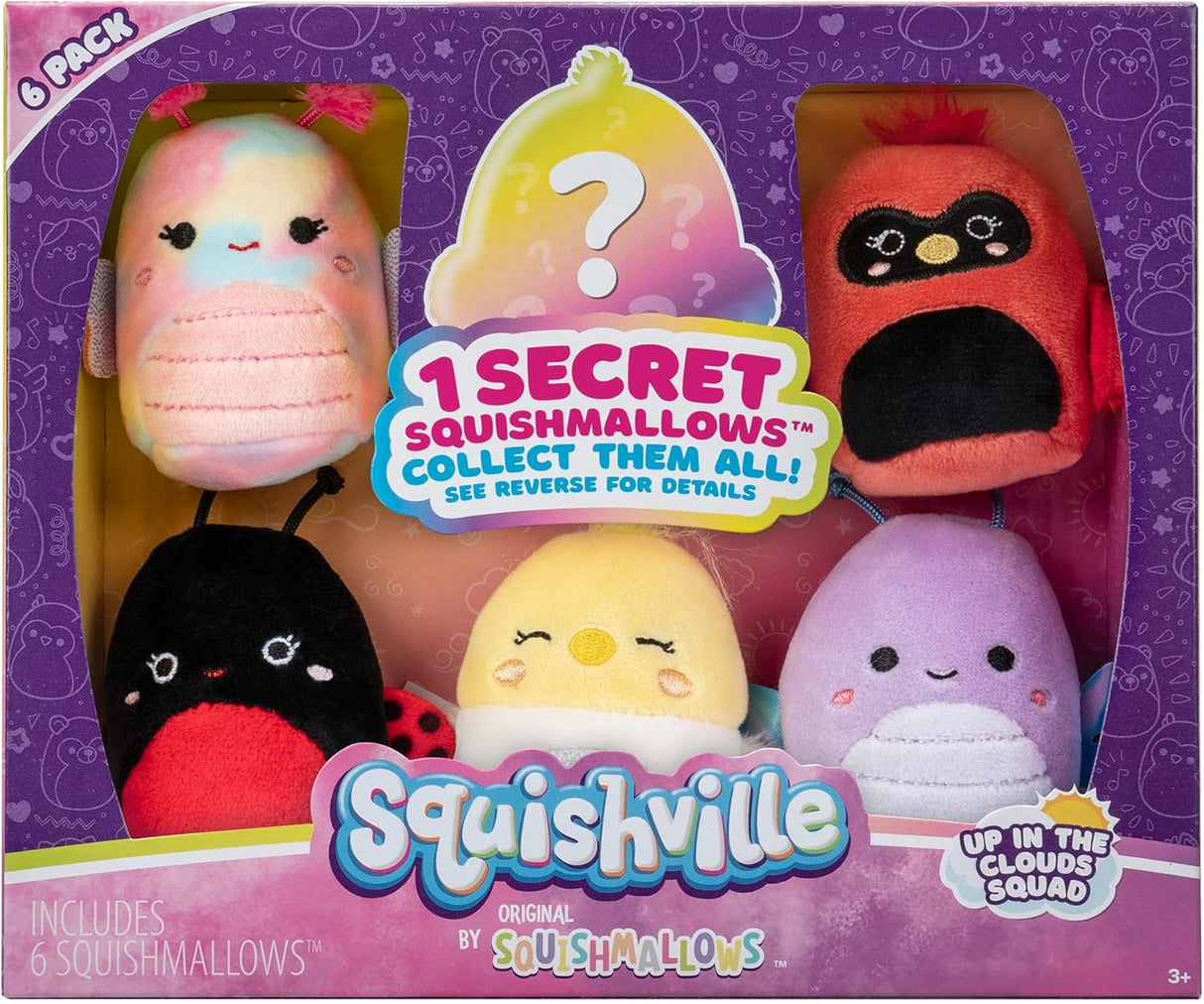 Peluches Seis peluches de 2 pulgadas para niños