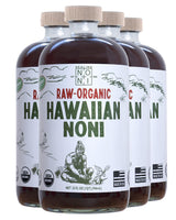 Suplemento Jugo de noni orgánico crudo  4 unidades 32 onzas