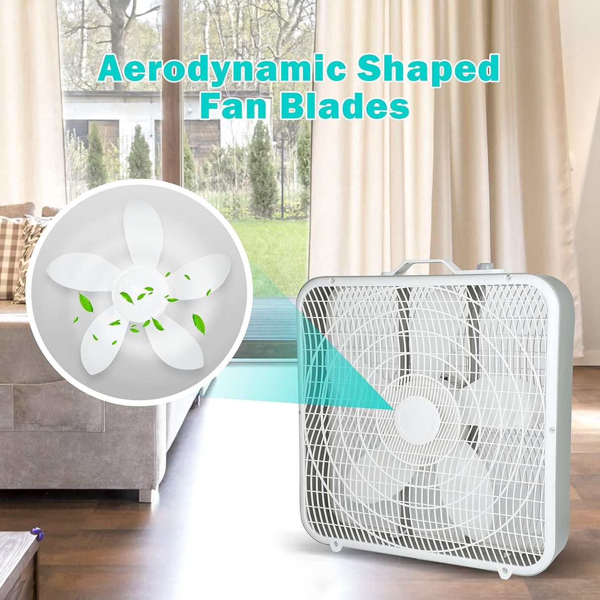 Ventilador de Piso Simple Deluxe 20, 3 Velocidades, Modelo 20BF