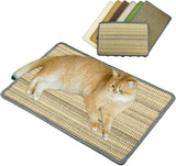 Tapete rascador para gatos de interior con cintas de velcro