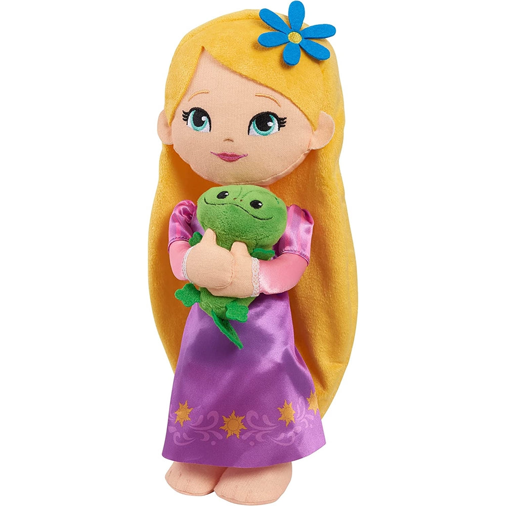 Muñeca de felpa de 14 pulgadas de rapunzel y pascal