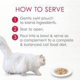 Alimento húmedo para gatos senior con ingredientes limitados