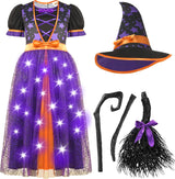 Disfraz de Bruja para Niñas, Spooktacular Creations, Ilumina