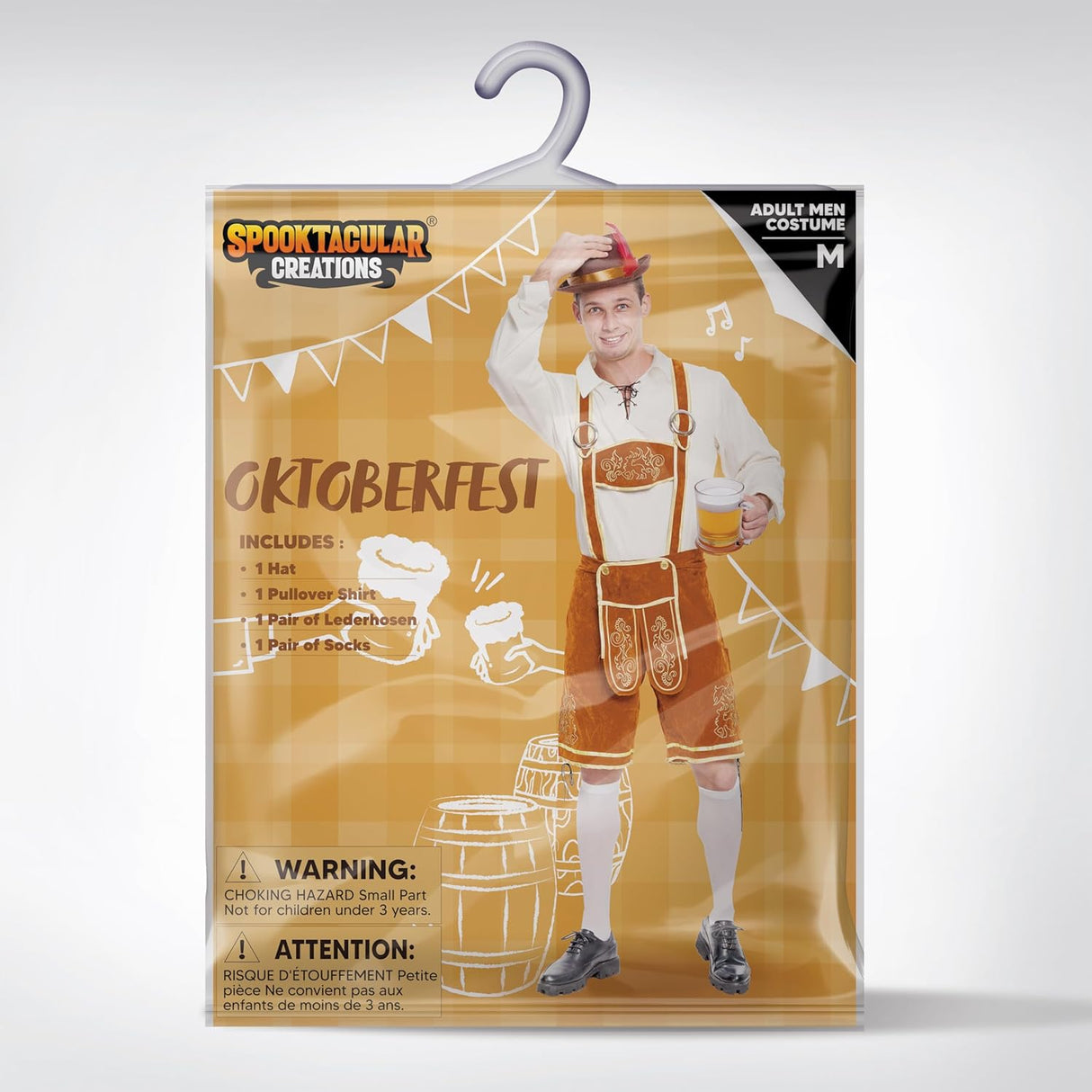 Disfraz Bavaro de Oktoberfest, Spooktacular Creations, Set Adulto
