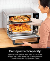 Horno Ninja DCT401 12 en 1, Convección, Air Fry, FlexDoor