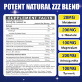 Gomitas de Melatonina 20mg Sin Azúcar - Extra Fuerte