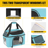 Transportadora grande para 2 gatos, Oeko-TEX, certificada, TSA