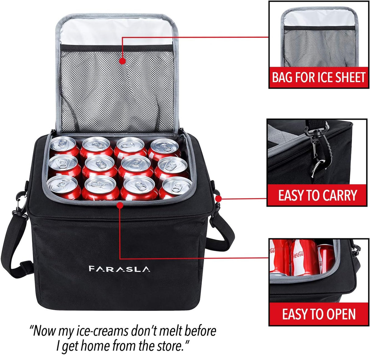 Organizador de maletero impermeable con enfriador, plegable