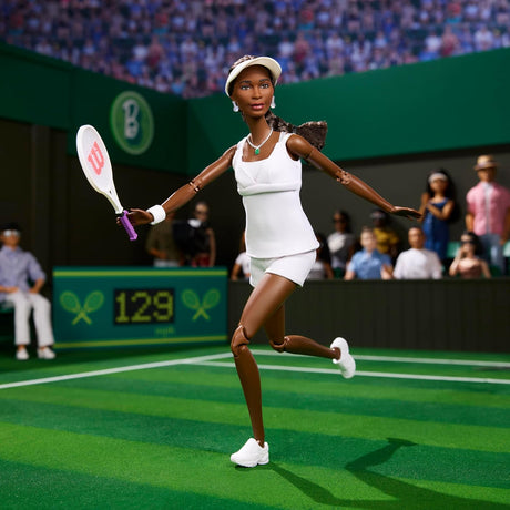 Doll Barbie Inspiring Women Venus Williams Ropa y Raqueta