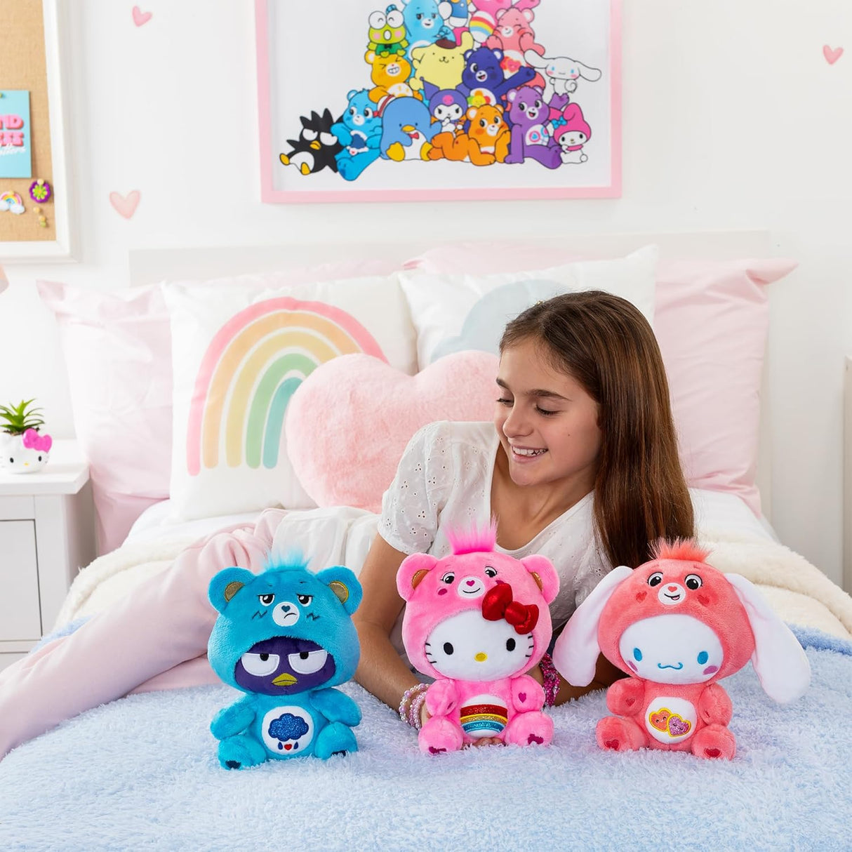 Peluche Badtz-Maru como Grumpy Bear - Care Bears, 8 Suave