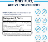 Suplemento MethylPro 10 mg de L-metilfolato  de folato