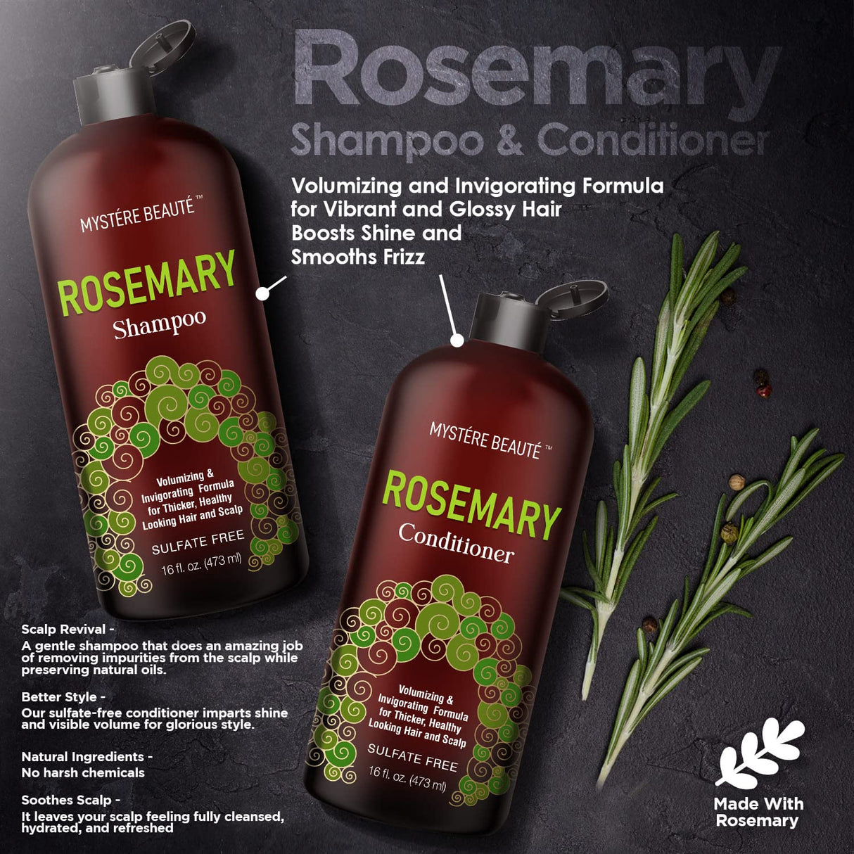 Shampoos y Acondicionadores para crecimiento del cabello