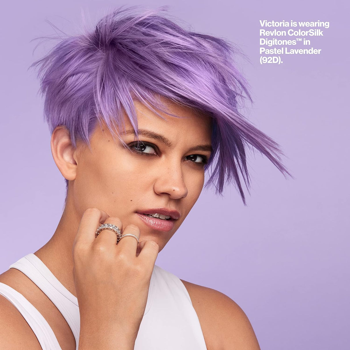 Coloración permanente para cabello, lavanda pastel 92D