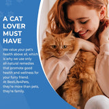 Alivio natural saludable para la piel y la alergia de gatos