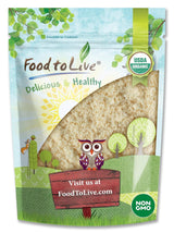 Harina de Anacardo Orgánica Food to Live 1 lb, Natural, Vegan
