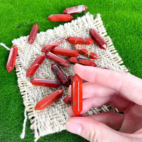 Varitas Mágicas de Cuarzo Jaspe para Meditación y Reiki