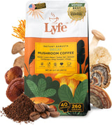 Café Instantáneo LYFE con Hongos, Energía y Enfoque 60g