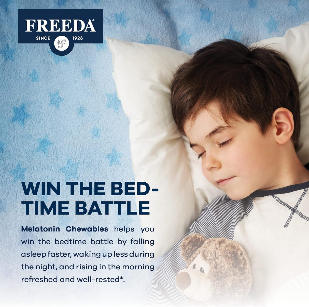 FREEDA Ayuda para dormir para adultos y niños Kosher 2 mg