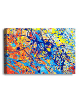 Lienzo Pintura por goteo