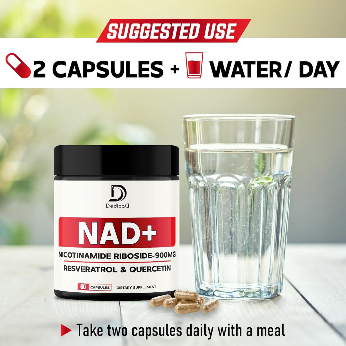 Suplemento de NAD - Energía y Vitalidad - 60 Cápsulas