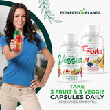 Cápsulas de Frutas y Verduras - Suplemento Natural - Pack 2