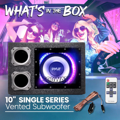 Parlantes Caja de subwoofer ventilada PYLE PLBNPS11