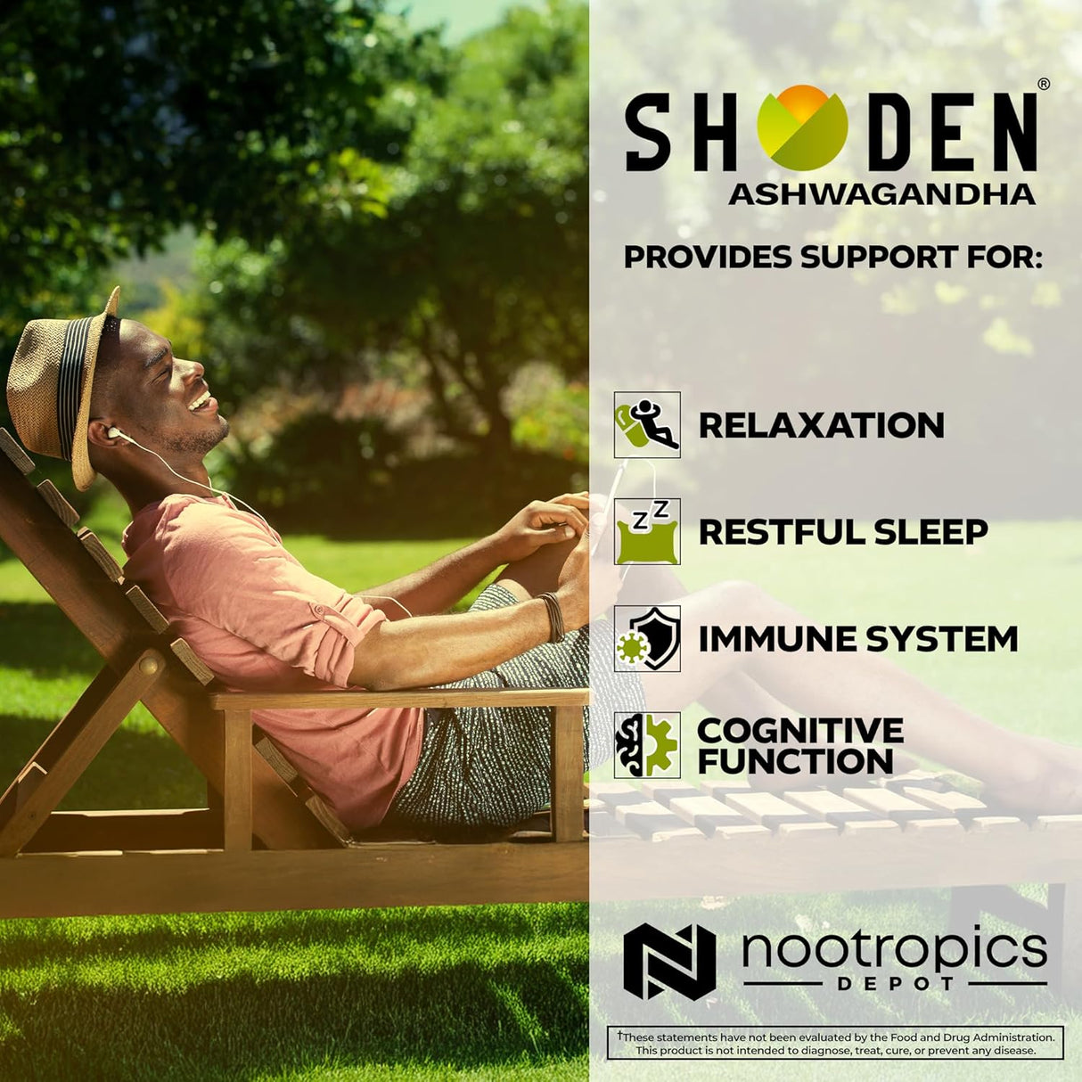 Nootropics Depot Shoden Ashwagandha Extract Cápsulas 120mg