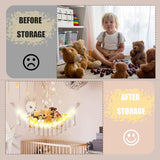 Hamaca para Peluches con Luz LED, Almacenaje para Niños