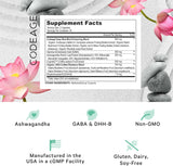 Suplemento Vitaminas  GABA  DHH-B CognatiQ Ashwagandha 60 u